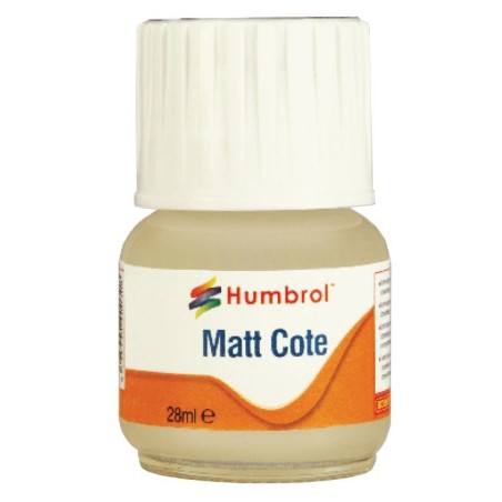 Modelcote mate ( barniz a base de disolvente ). Bote 28 ml. Marca Humbrol. Ref: AC5601.
