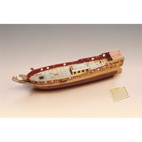 Yacht Holandes, nave en botella. Escala 1:300. Marca Amati. Ref: 1350.