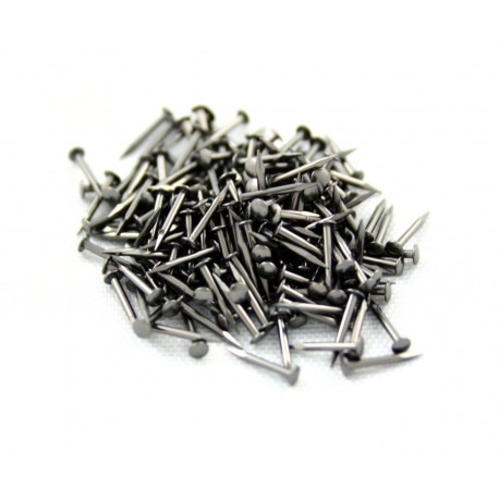 Clavos de hierro bruñido 0.8 x 7 mm ( 200 unds. ). Marca Amati. Ref: 413457.