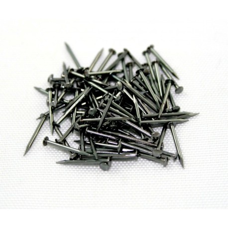 Clavos de hierro bruñido 0.8 x 10 mm ( 200 unds. ). Marca Amati. Ref: 413460.