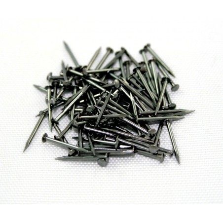 Clavos de hierro bruñido 0.8 x 10 mm ( 200 unds. ). Marca Amati. Ref: 413460.