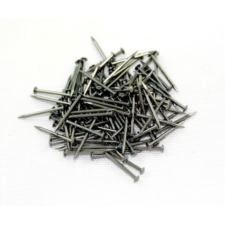 Clavos de hierro bruñido 0.8 x 12 mm ( 200 unds. ). Marca Amati. Ref: 413462.