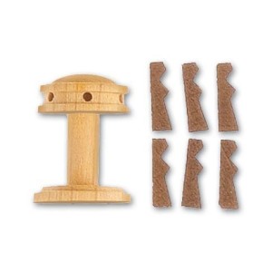 Cabestrante vertical + guardainfantes de 20 mm,  2 uds.  Marca Artesanía Latina. Ref: 8581.