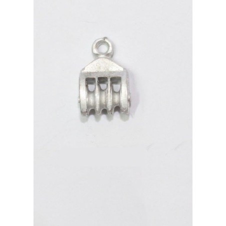 Poléa triple Metal, 11 mm  ( 4 ).  Marca Disarmodel. Ref: 20008.