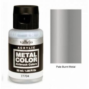 Acrilico Metal color, Metal quemado. Bote 32 ml. Marca Vallejo. Ref: 77704.