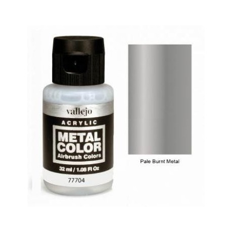Acrilico Metal color, Metal quemado. Bote 32 ml. Marca Vallejo. Ref: 77704.