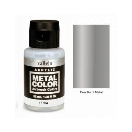 Acrilico Metal color, Metal quemado. Bote 32 ml. Marca Vallejo. Ref: 77704.