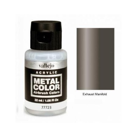 Acrilico Metal color, Colector escape. Bote 32 ml. Marca Vallejo. Ref: 77723.