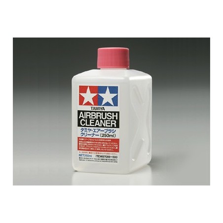 Airbrush Clearner, Liquido Limpiador de Aérografo. Bote 250 ml. Marca Tamiya. Ref: 87089.