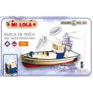Barca de pesca, Mi Lola. Escala 1:25. Marca Carthagonova. Ref: 51202.
