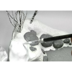 Producto weathering, nieve para terrenos ( Terrains snow ). Bote de 250 ml. Marca AK Interactive. Ref: AK8011. 2
