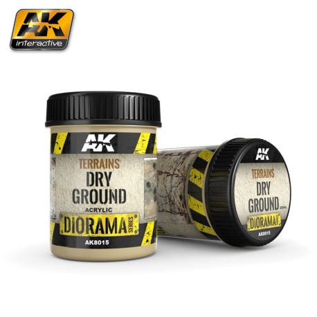 Producto weathering, Efecto de tierra seca ,(Terrains dry ground)). Bote de 250 ml. Marca AK Interactive. Ref: AK8015.