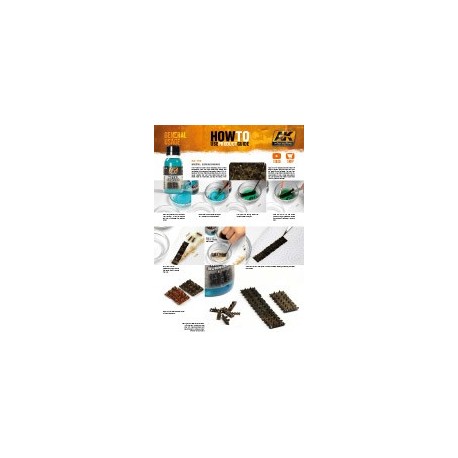 Fluido oxidante orugas metal (Metal burnishing fluid). Cantidad 100 ml. Marca AK Interactive. Ref: AK159.