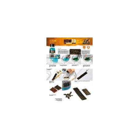Fluido oxidante orugas metal (Metal burnishing fluid). Cantidad 100 ml. Marca AK Interactive. Ref: AK159.