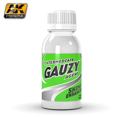 Gauzy agent, producto para crear alto brillo. Cantidad 100 ml. Marca AK Interactive. Ref: AK894.