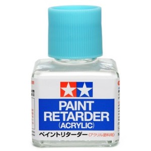Paint retarder acrilic, retarda el secado. Bote de 40 ml. Marca Tamiya. Ref: 87114.