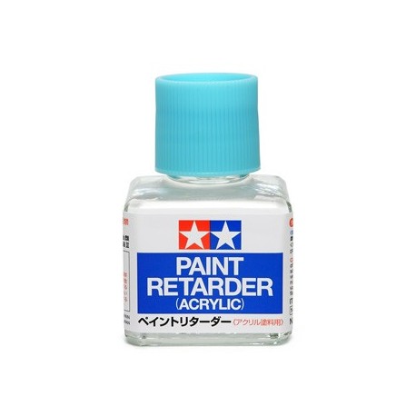 Paint retarder acrilic, retarda el secado. Bote de 40 ml. Marca Tamiya. Ref: 87114.