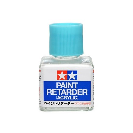 Paint retarder acrilic, retarda el secado. Bote de 40 ml. Marca Tamiya. Ref: 87114.