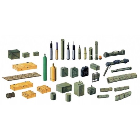 Accesorios de los años 90´en adelante. Escala 1:35. Marca Italeri. Ref: IT6423.