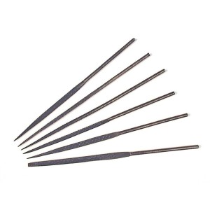 Set de 6 raspadores de aguja, 14 cm longitud. Marca Amati. Ref: 7350.