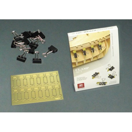 Juego de12 abrazaderas pequeñas. Marca Amati. Ref: 7377.