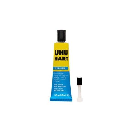 UHU-HART Pegamento para madera de balsa. Tubo 35 gr. Marca Uhu. Ref: D3248.