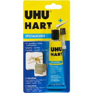 UHU-HART Pegamento para madera de balsa. Tubo 35 gr. Marca Uhu. Ref: D3248.