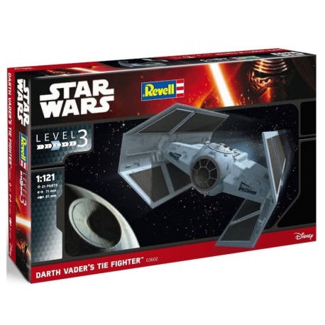 Darth Vader´s Tie Fighter, Star Wars. Escala 1:121. Marca revell. Ref: 03602.