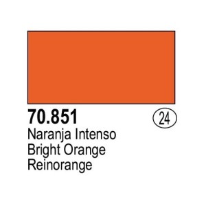 Acrilico Model Color, Naranja Intenso, ( 024 ). Bote 17 ml. Marca Vallejo. Ref: 70.851.