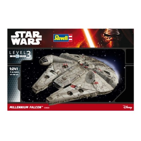 Millennium Falcon, Star Wars. Escala 1:241. Marca revell. Ref: 03600.