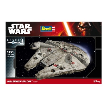 Millennium Falcon, Star Wars. Escala 1:241. Marca revell. Ref: 03600.