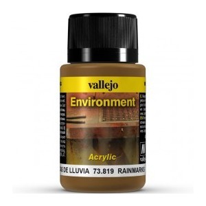 Weathering effects, Rainmarks (Marcas de lluvia). Bote de 40 ml. Marca Vallejo. Ref: 73.819.