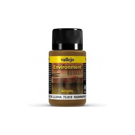 Weathering effects, Rainmarks (Marcas de lluvia). Bote de 40 ml. Marca Vallejo. Ref: 73.819.