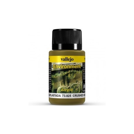 Weathering effects, Crushed grass, ( Hierba aplastada ). Bote de 40 ml. Marca Vallejo. Ref: 73.825.