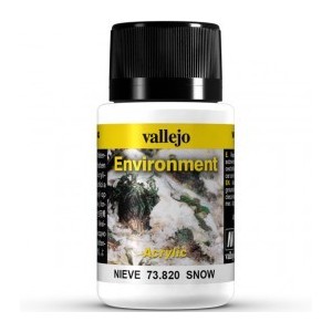 Weathering effects, Snow (Nieve). Bote de 40 ml. Marca Vallejo. Ref: 73.820.