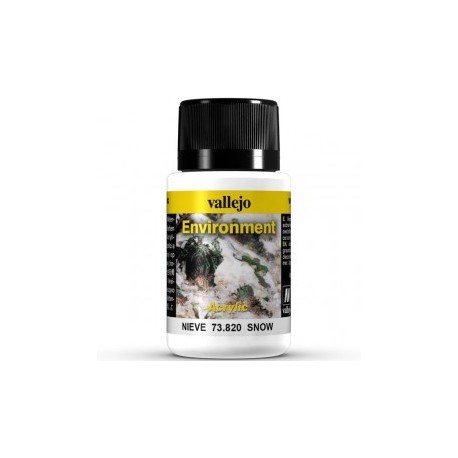 Weathering effects, Snow (Nieve). Bote de 40 ml. Marca Vallejo. Ref: 73.820.