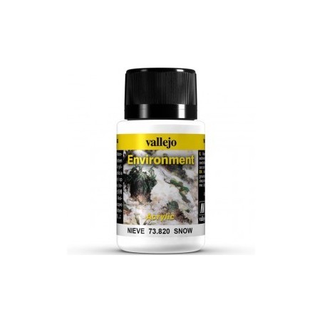 Weathering effects, Snow (Nieve). Bote de 40 ml. Marca Vallejo. Ref: 73.820.
