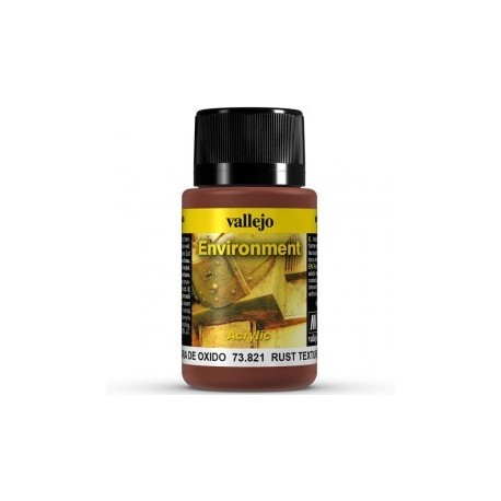 Weathering effects, Rust Texture (Textura de Óxido). Bote de 40 ml. Marca Vallejo. Ref: 73.821.