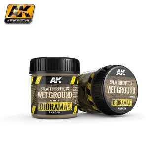 Producto weathering, Efecto salpicaduras de tierra humeda . Bote de 100 ml. Marca AK Interactive. Ref: AK8029.