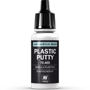 Masilla Plastica Putty , Masilla de relleno. Bote 17 ml. Marca Vallejo. Ref: 70.400.