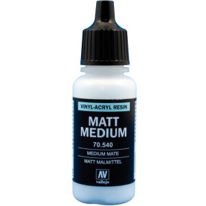 Medium mate. Bote 17 ml. Marca Vallejo. Ref: 70.540.