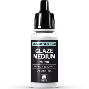 Medium veladuras. Bote 17 ml. Marca Vallejo. Ref: 70.596.