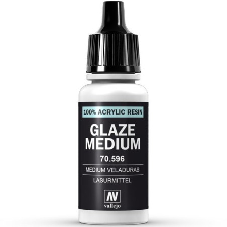 Medium veladuras. Bote 17 ml. Marca Vallejo. Ref: 70.596.