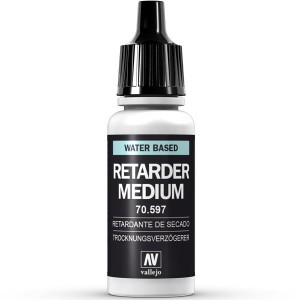 Retardante de secado. Bote 17 ml. Marca Vallejo. Ref: 70.597.