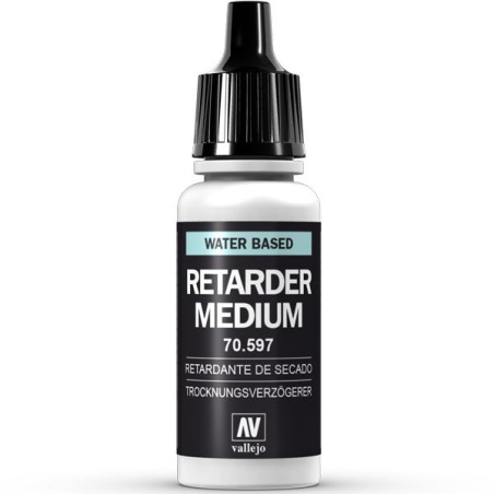 Retardante de secado. Bote 17 ml. Marca Vallejo. Ref: 70.597.