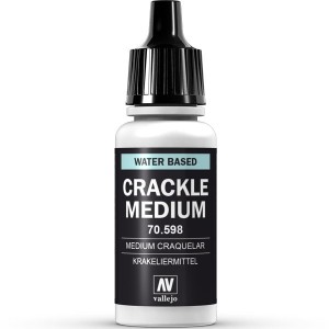 Medium craquelar. Bote 17 ml. Marca Vallejo. Ref: 70.598.