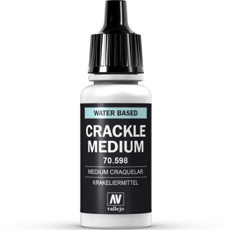 Medium craquelar. Bote 17 ml. Marca Vallejo. Ref: 70.598.