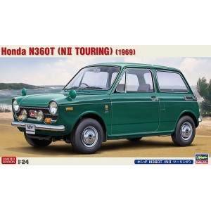 Honda N360T (NII Touring), 1969.  Escala 1:24. Marca Hasegawa. Ref: 20300.