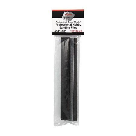 Pack de 3 limas gruesas, 100/180 grano. Marca Albion Alloys. Ref: 341.