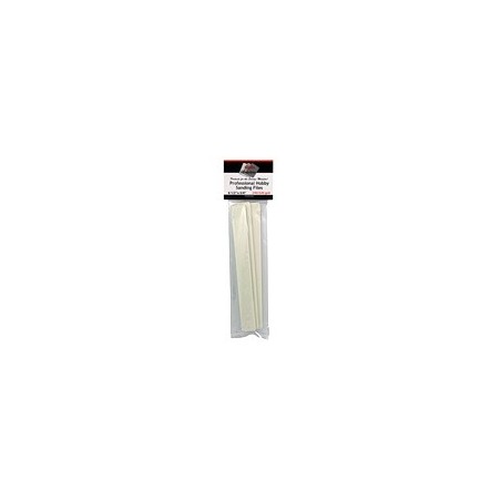 Pack de 3 limas finas, 240/320 grano. Marca Albion Alloys. Ref: 343.